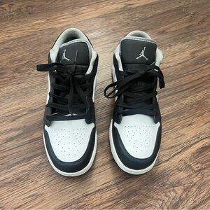 Jordan Black and White Sneakers